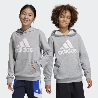 Felpa con cappuccio Big Logo Essentials Cotton Grigio Bambini Sportswear
