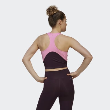 Women Training Pink AEROREADY Train HIIT Crop Tank Top