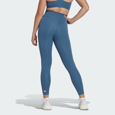 Legging 7/8 Optime Training Bleu Femmes Entraînement