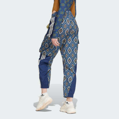 Pantalon adidas x FARM Rio Premium Bleu Femmes Sportswear