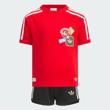 เสื้อและกางเกงผ้าถัก ORIGINALS สำหรับเด็กเล็ก