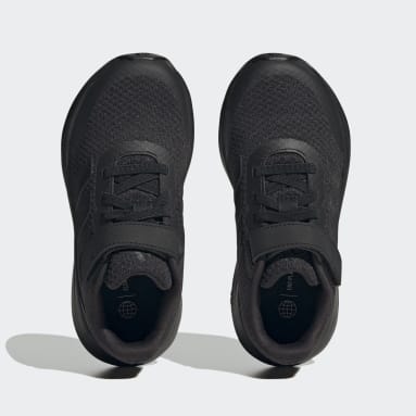 Chaussure à lacets élastiques et scratch RunFalcon 3.0 Noir Enfants Sportswear