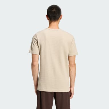 เสื้อยืดผ้าวาฟเฟิล Trefoil Essentials