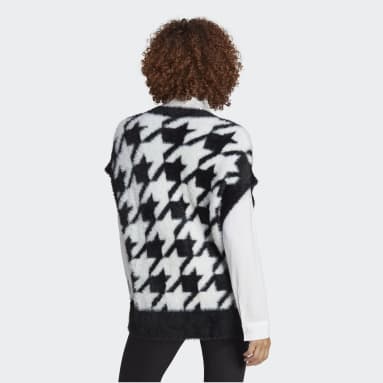 Women's Originals Black Houndstooth Vest