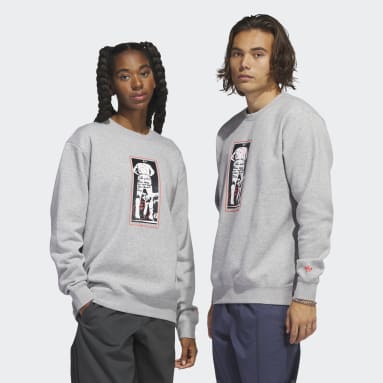 Graphic Shmoofoil Crewneck Genser Grå