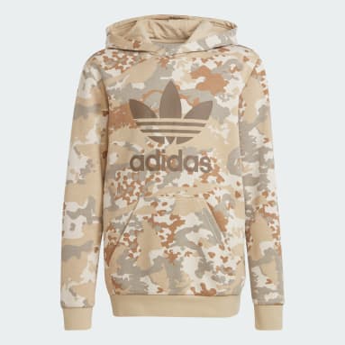 Bluza z kapturem Camo Beżowy