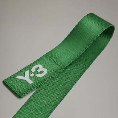 Lifestyle Green Y-3 CL 로고 벨트