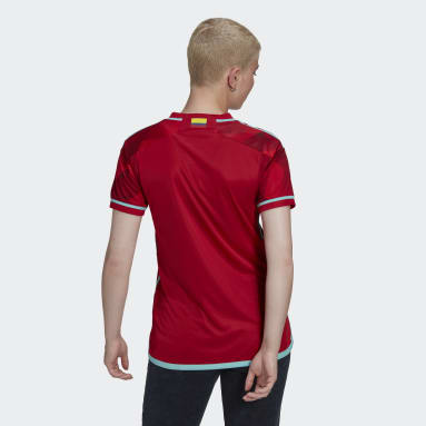 Camisa 2 Colômbia 22 Vermelho Mulher Futebol