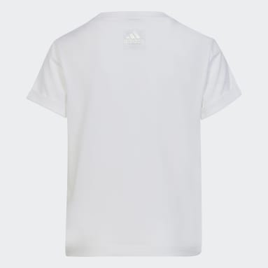Youth 8-16 Years Sportswear White Dance Knotted Tee