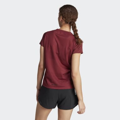 Camiseta Terrex Agravic Trail Running Burgundy Mujer TERREX