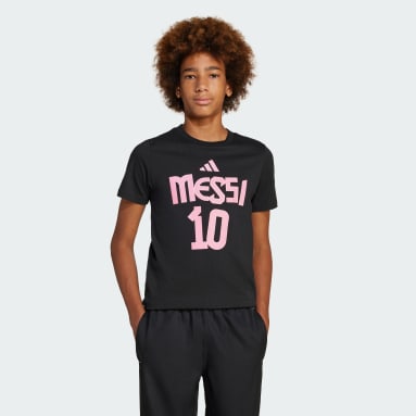 Playera Messi Nombre y Número Estampada Niños