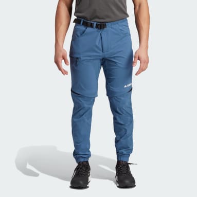 Muži TERREX modrá Kalhoty Terrex Utilitas Hiking Zip-Off