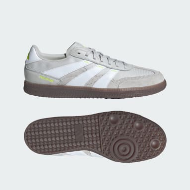 Chuteira Predator 24 League Low Freestyle Cinza Futebol