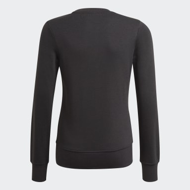 Polera Essentials Negro Niña Sportswear