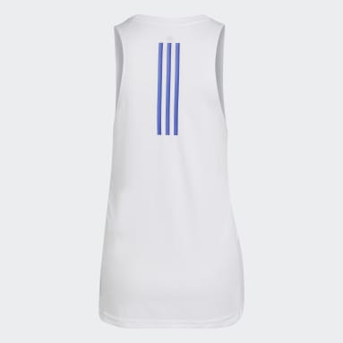 Run It 3-Stripes Tanktopp Hvit