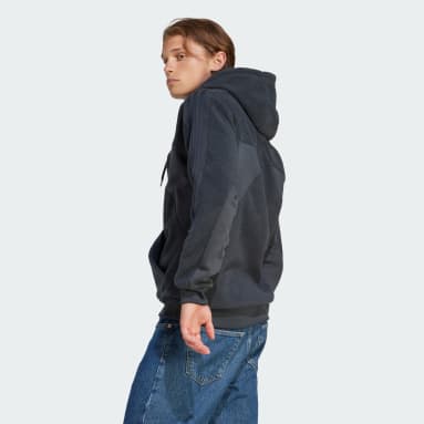 Camisola com Capuz em Fleece Tiro Cinzento Homem Sportswear