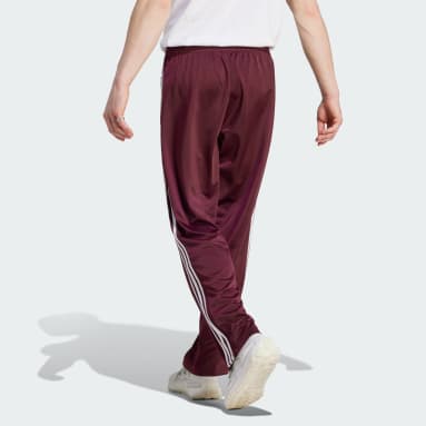 남성 Lifestyle Burgundy 아디컬러 클래식 파이어버드 트랙 팬츠