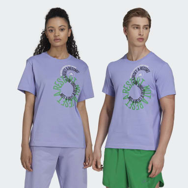adidas by Stella McCartney Purple adidas by Stella McCartney T-Shirt (GENDER NEUTRAL)