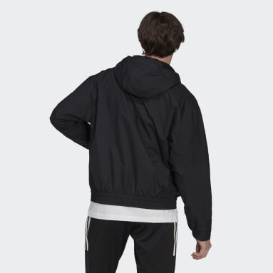 Men Sportswear Black 3-Stripes Storm Jacket