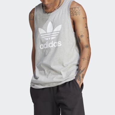 Adidas Men's Tank Top - Purple - M