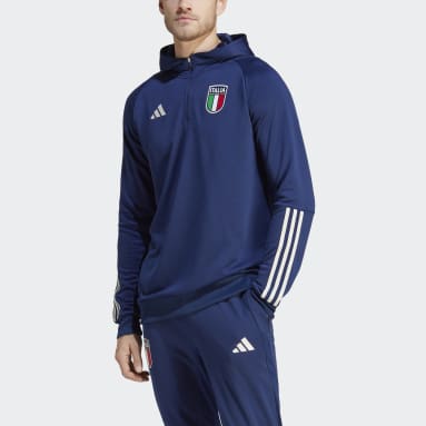 Camisola com Capuz Tiro 23 de Itália Azul Homem Futebol