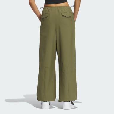 Women Lifestyle Green OVERSIZE PNT W