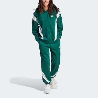 Tuta Sportswear Fleece Hooded Verde Uomo Sportswear