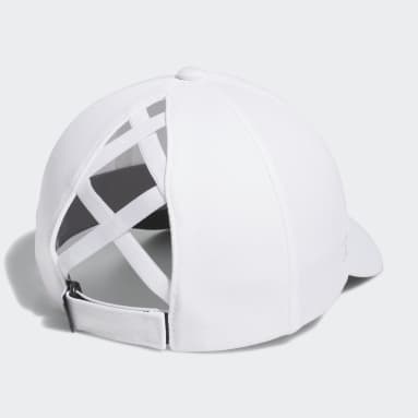 Women Golf White Criscross Golf Hat