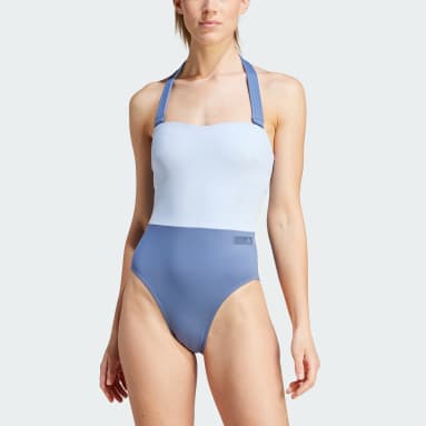 Women Sportswear Blue Versatile Swimsuit