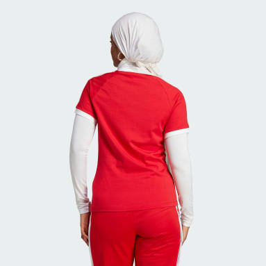 SOCCER SS TEE Rojo Mujer Originals
