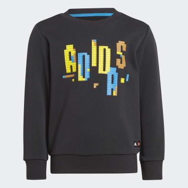 Kids Sportswear Black adidas x Classic LEGO® Crewneck Jogger and Pants Set