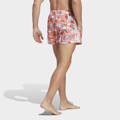 Short de bain Seasonal Floral CLX Very Short Length Orange Hommes Sportswear
