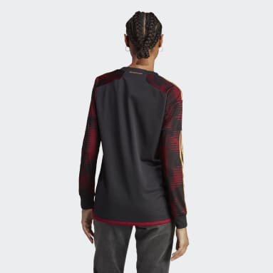 Ženy Fotbal černá Venkovní dres Germany 22 Long Sleeve