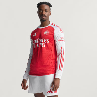 Arsenal 25/26 Long Sleeve Home Authentic Jersey