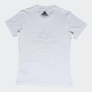 Women Training White SPORT PERFORMANCE INDIA LOGO GRAPHIC TEE