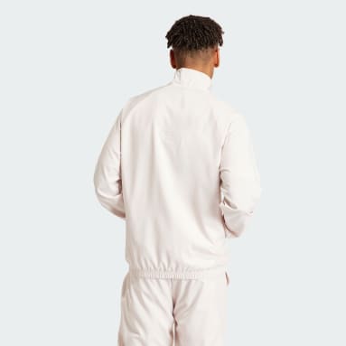 Chaqueta Tejido adidas con Bordado y Cierre Corto