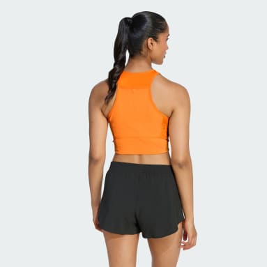 เสื้อครอปวิ่งพร้อมช่องเก็บเจล Adizero