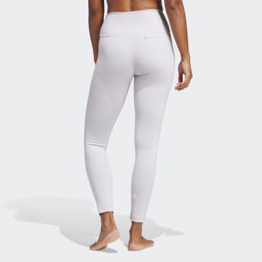 Ženy Joga fialová Legíny Yoga Essentials High-Waisted
