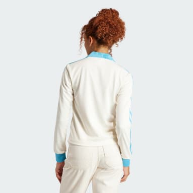 Camiseta Manga Larga Sporty & Rich Football Blanco Mujer Originals