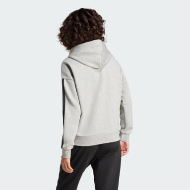 Essentials 3-Stripes Full-Zip Fleece Hoodie