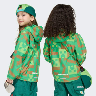 adidas Minecraft Terrex 2 Layer Climaproof Regnjakke