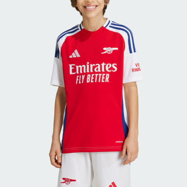 Youth Soccer Red Arsenal 24/25 Home Jersey Kids