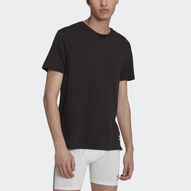T-shirt de Algodão Comfort Core Preto Homem Originals