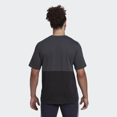 Männer Sportswear Essentials Colorblock T-Shirt Grau