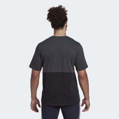 Mænd Sportswear Grå Essentials Colourblock T-shirt