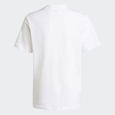 Remera Estampada Camuflaje Blanco Niño Originals