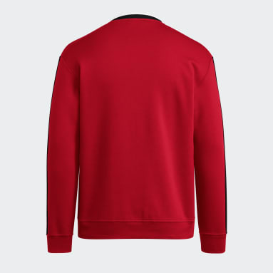 Texas Tech Red Raiders 3-Stripes Fleece Jersey Crew