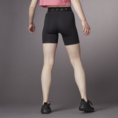 Frauen Running Hyperglam Tight Shorts Schwarz