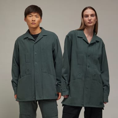 Y-3 Green Y-3 Wool Flannel Shirt