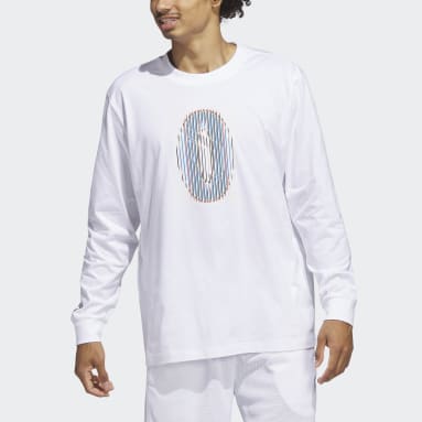 Camiseta manga larga Dame 9 Blanco Hombre Baloncesto